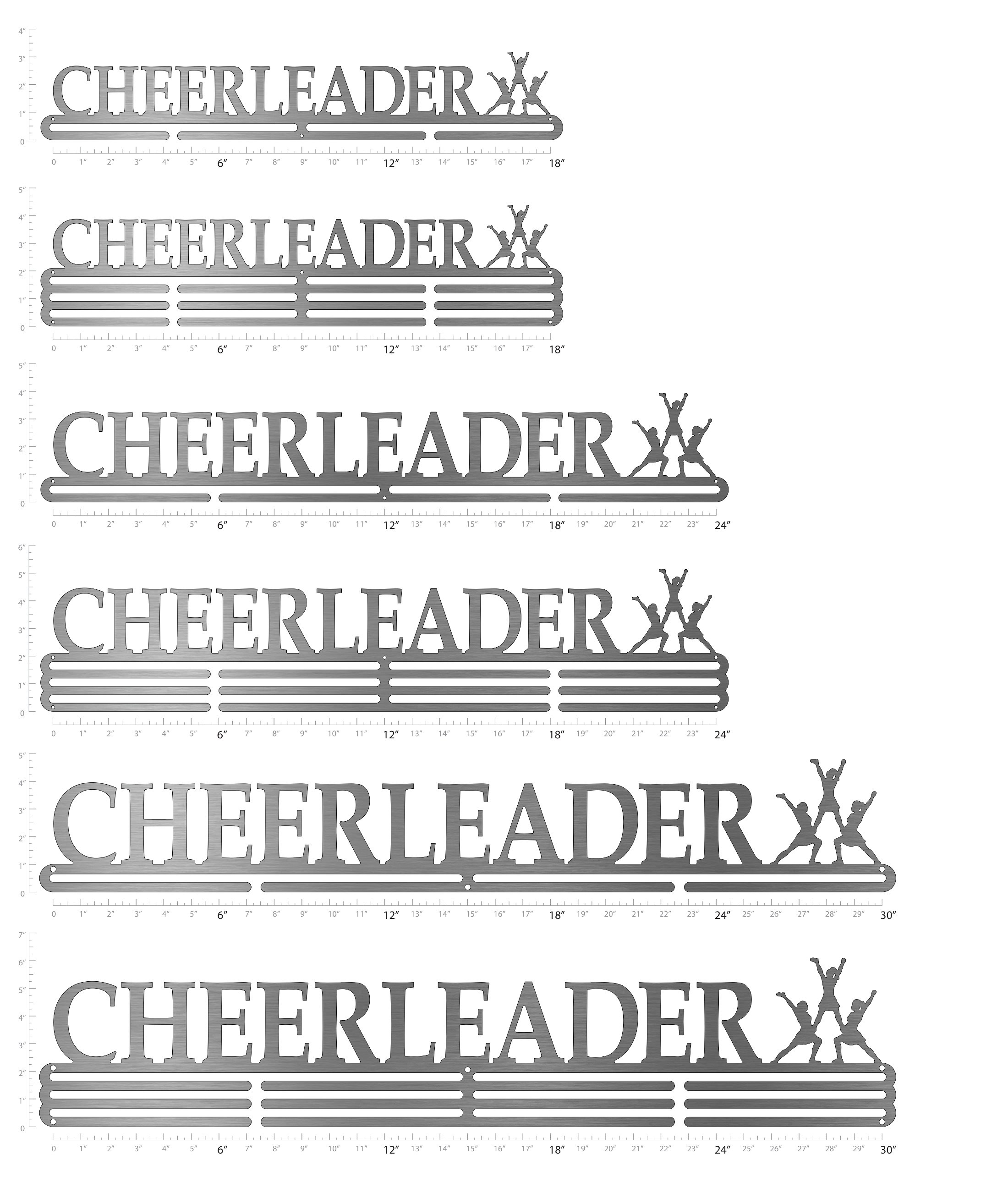 Cheerleader | Sport & Running Medal Displays | The Original Stainless ...
