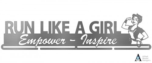 Run Like A Girl - Empower - Inspire with Rosie The Riveter